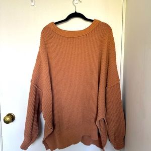 Oversized cozy sweater